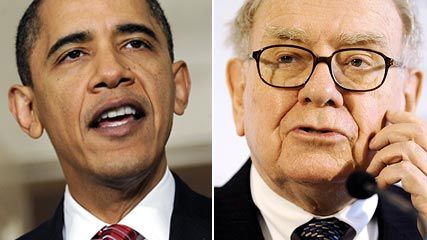 Intalnirea gigantilor. Obama i-a cerut sfatul lui Waren Buffett in privinta cresterii economice