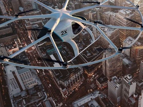 Start-up-ul german Volocopter obține fonduri de la Daimler, pentru a-și duce taxiurile aeriene deasupra Chinei