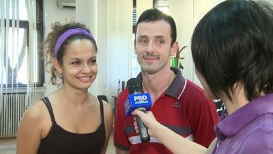 Marius Urzică şi Larisa Pleşca - repetiţii | Dansez pentru tine
