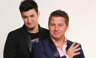 Smiley si Pavel Bartos - prezentatorii emisiunii “Romanii au talent” de la ProTV FOTO