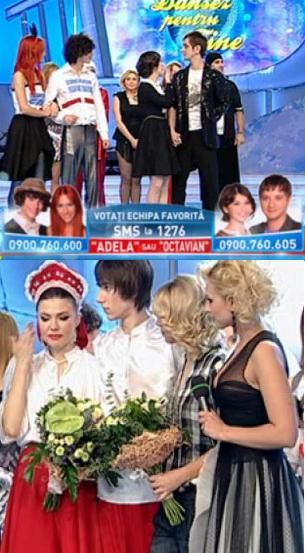
	Paula Seling ocupa locul 3, iar Adela Popescu si Octavian Strunila sunt in finala "Dansez pentru tine"
