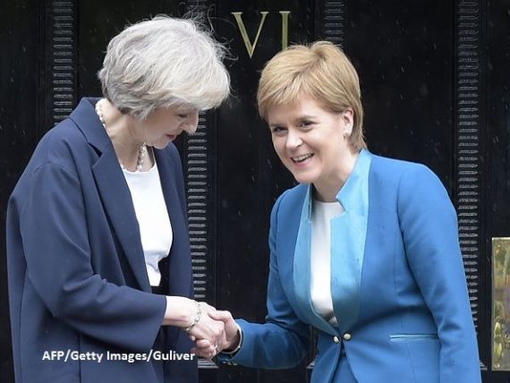Se adanceste prapastia dintre Scotia si Regatul Unit. Theresa May si Nicola Sturgeon si-au adresat cuvinte dure, in legatura cu independenta tarii